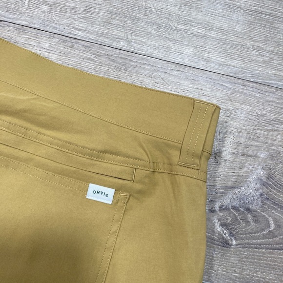 ORVIS Mens Tech Pant Antique Bronze 38x30 Water Repellent Stretch Outdoor Hiking - Picture 8 of 12